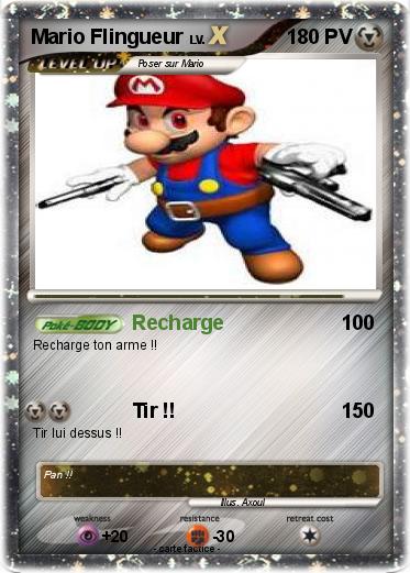 Pokemon Mario Flingueur
