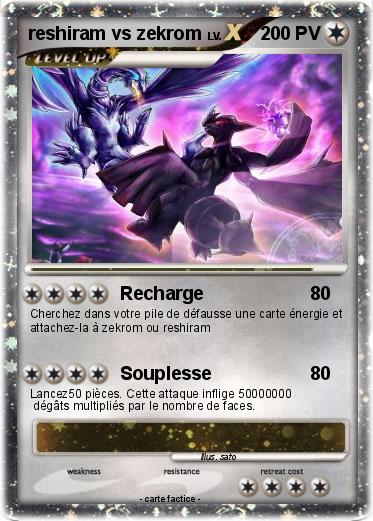 Pokemon reshiram vs zekrom