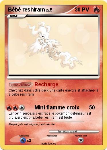 Pokemon Bébé reshiram