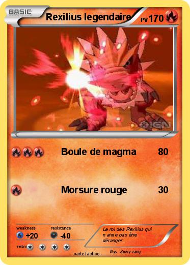 Pokemon Rexilius legendaire