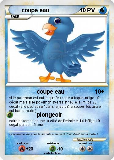 Pokemon coupe eau