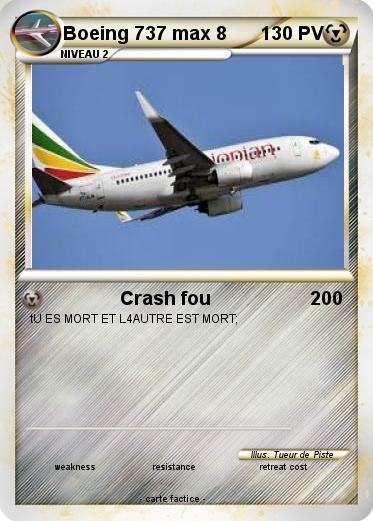 Pokemon Boeing 737 max 8