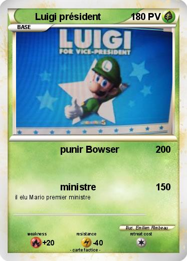 Pokemon Luigi président