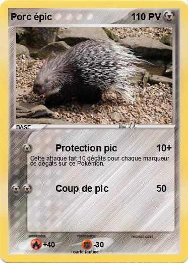 Pokemon Porc épic