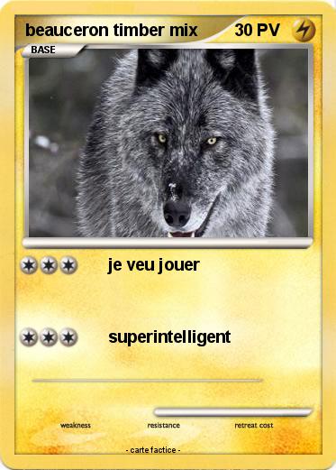 Pokemon beauceron timber mix