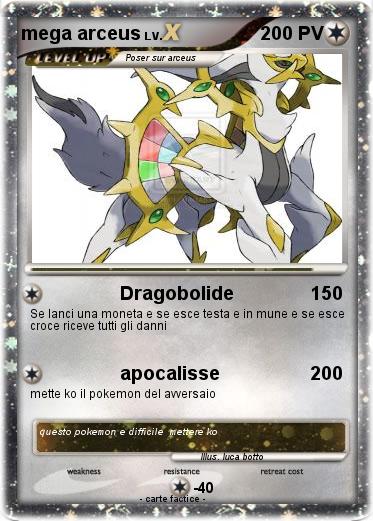 Pokemon mega arceus