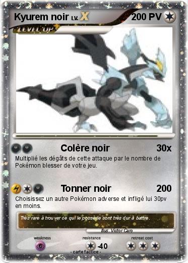 Pokemon Kyurem noir