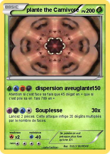 Pokemon plante the Carnivore