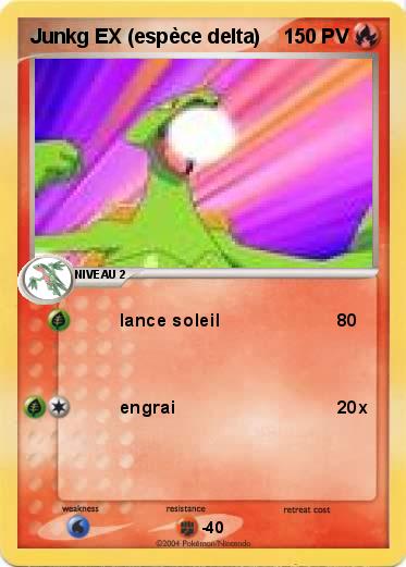 Pokemon Junkg EX (espèce delta)