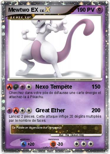 Pokemon Mewtwo EX