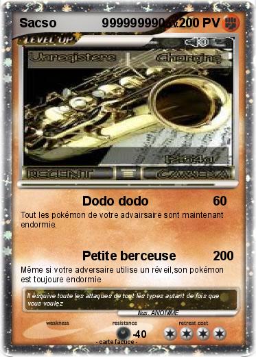 Pokemon Sacso             999999990