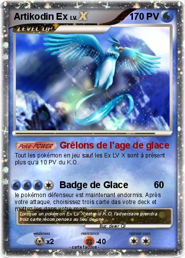 Pokemon Artikodin Ex