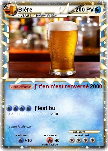 Pokemon Bière