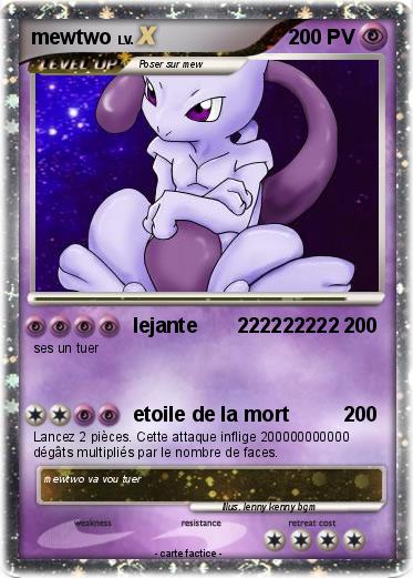 Pokemon mewtwo