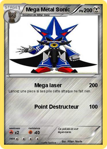 Pokemon Mega Métal Sonic