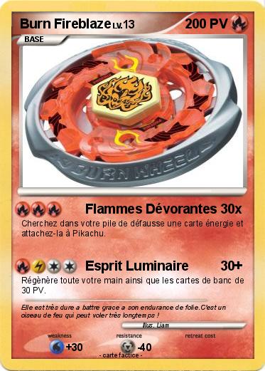 Pokemon Burn Fireblaze