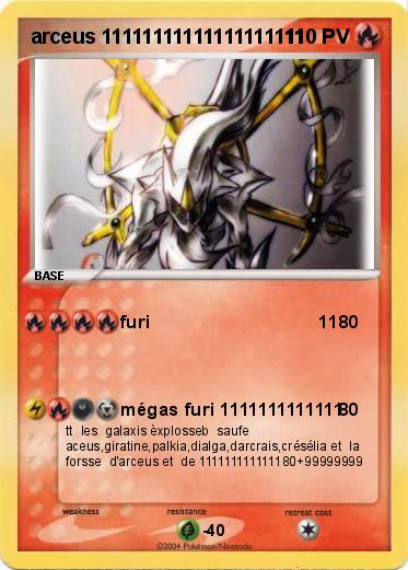 Pokemon arceus 11111111111111111111