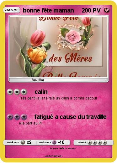Pokemon bonne fête maman