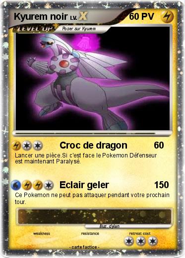 Pokemon Kyurem noir