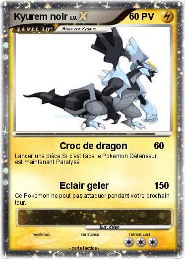 Pokemon Kyurem noir