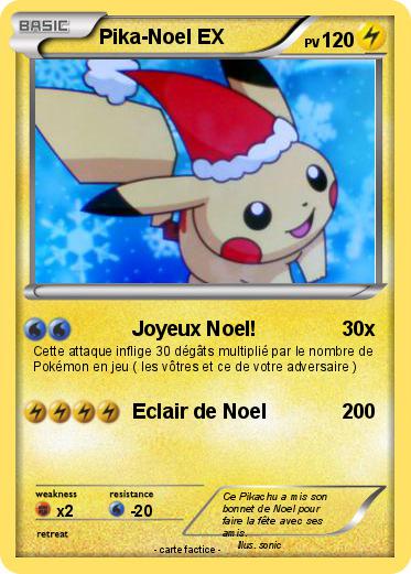 Pokemon Pika-Noel EX