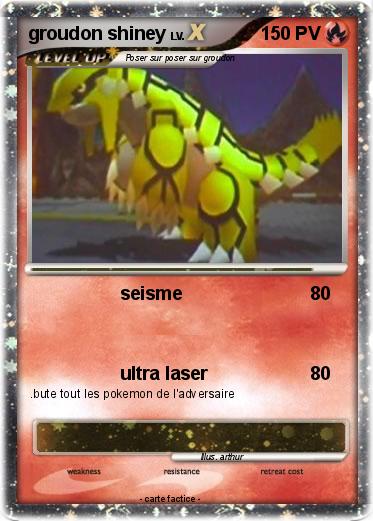 Pokemon groudon shiney