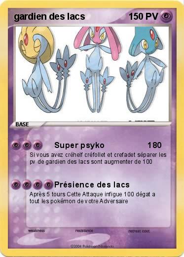 Pokemon gardien des lacs                