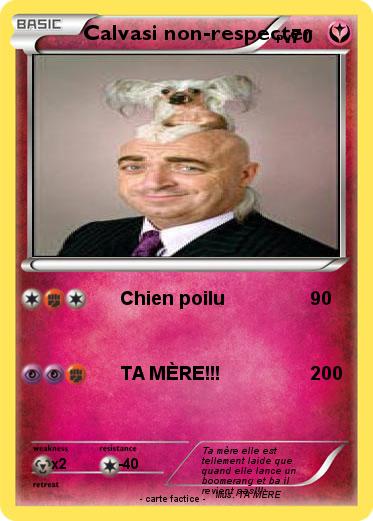Pokemon Calvasi non-respecter