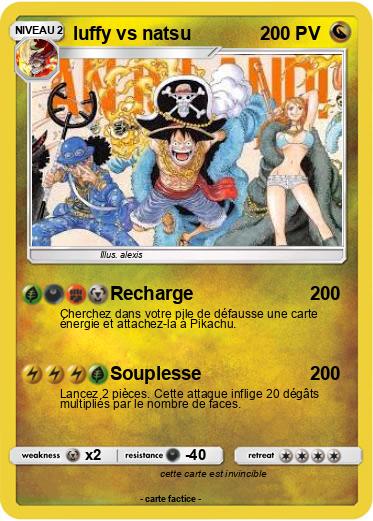 Pokemon luffy vs natsu