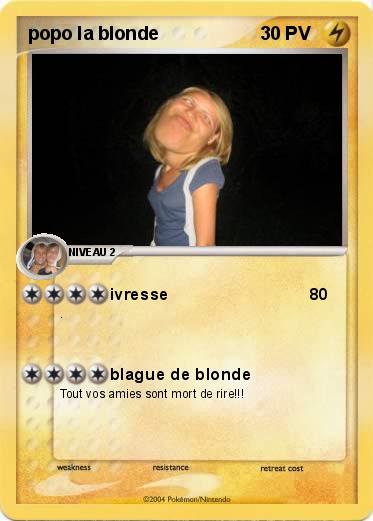 Pokemon popo la blonde