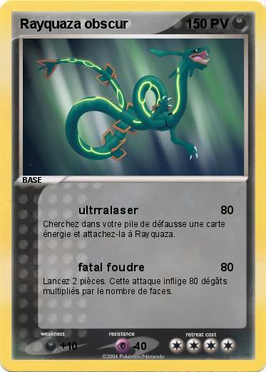 Pokemon Rayquaza obscur