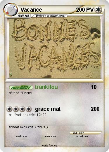 Pokemon Vacance