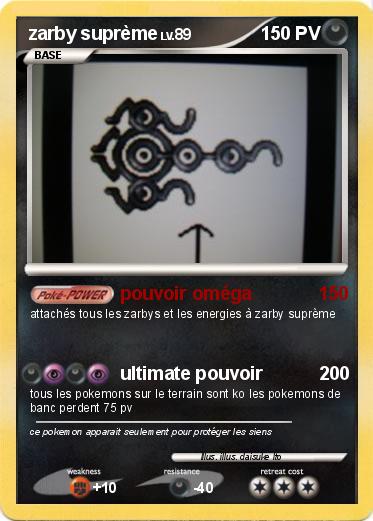 Pokemon zarby suprème