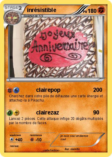 Pokemon inrésistible