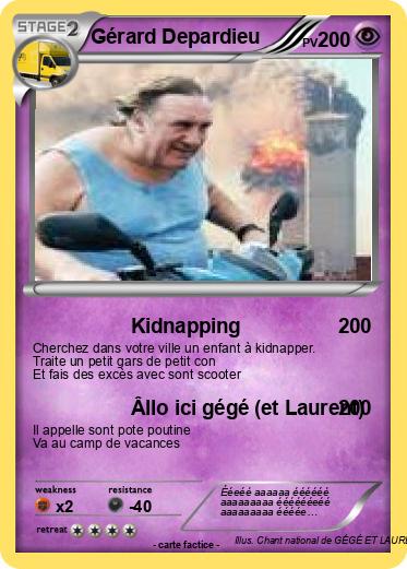 Pokemon Gérard Depardieu
