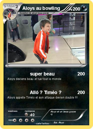Pokemon Aloys au bowling