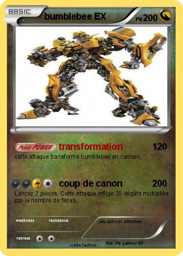 Pokemon bumblebee EX