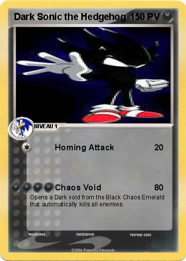 Pokemon Dark Sonic the Hedgehog