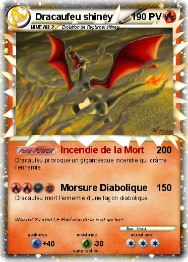 Pokemon Dracaufeu shiney