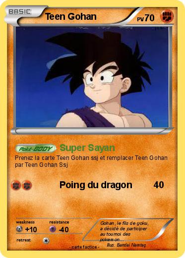 Pokemon Teen Gohan