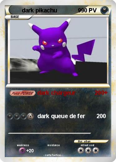 Pokemon dark pikachu             9