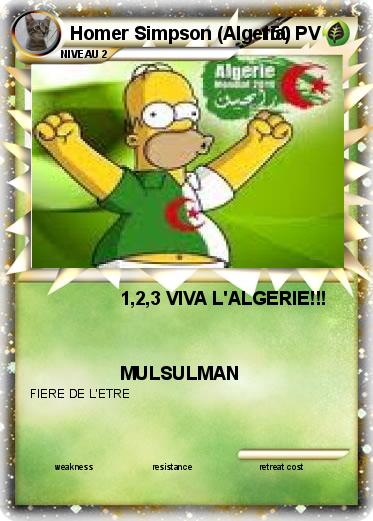 Pokemon Homer Simpson (Algeria)