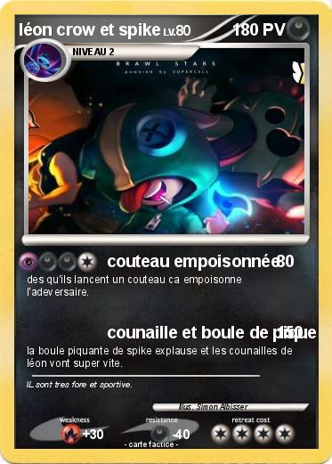 Pokemon léon crow et spike