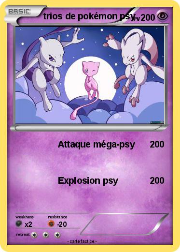 Pokemon trios de pokémon psy
