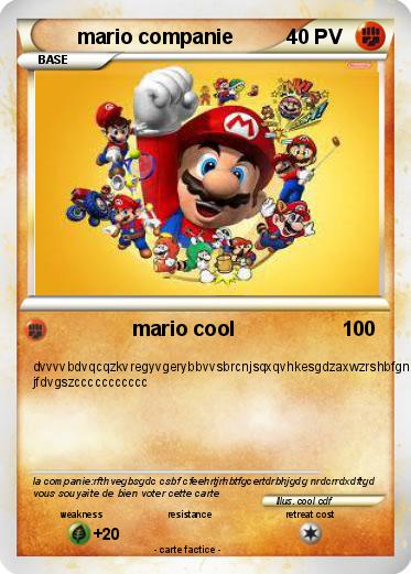 Pokemon mario companie