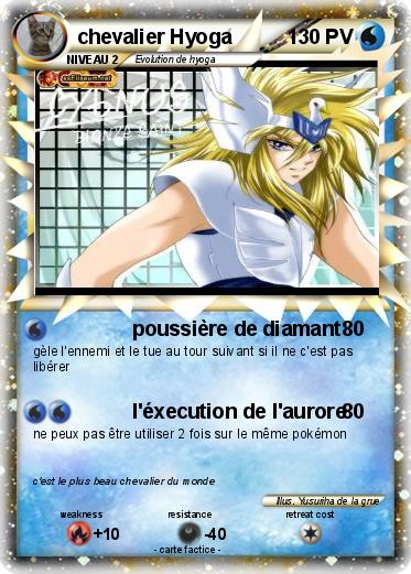 Pokemon chevalier Hyoga