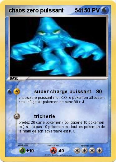 Pokemon chaos zero puissant       54