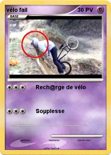 Pokemon vélo fail