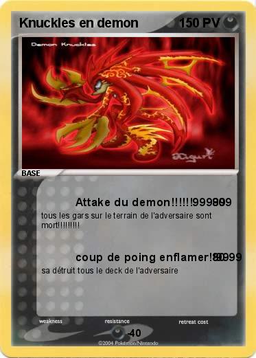 Pokemon Knuckles en demon 