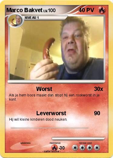 Pokemon Marco Bakvet